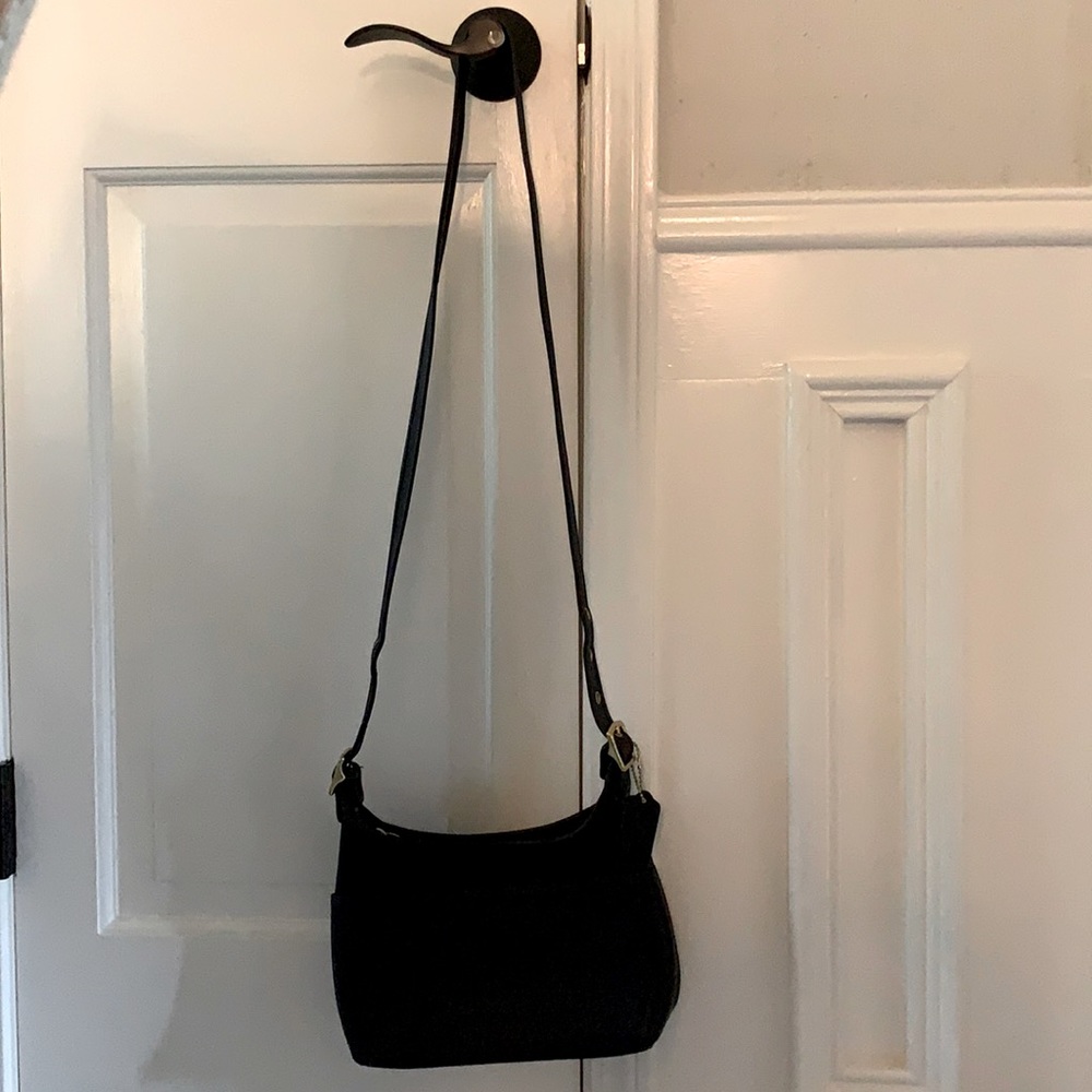 Cross body black coach purse